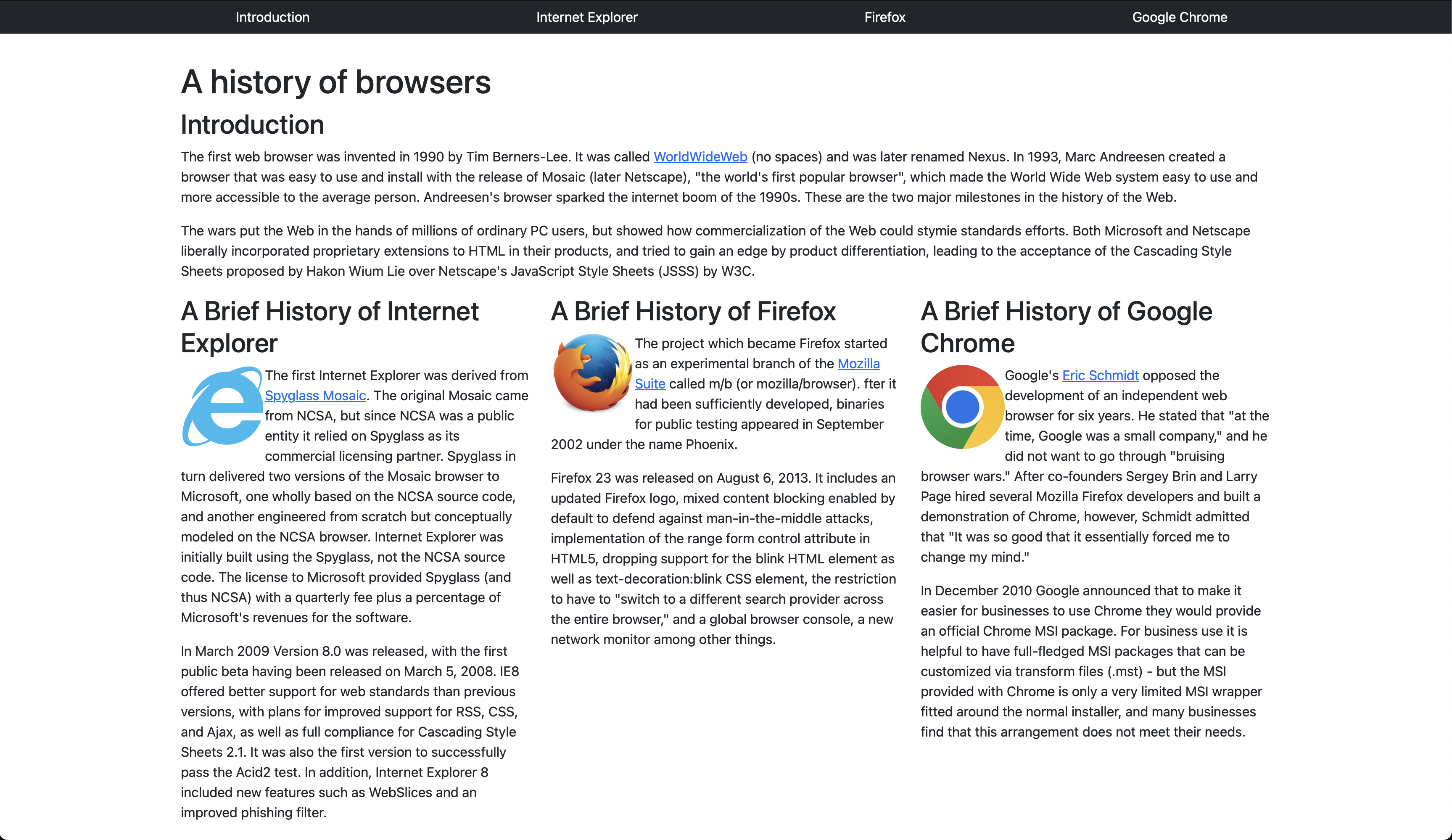 Without UI Frameworks